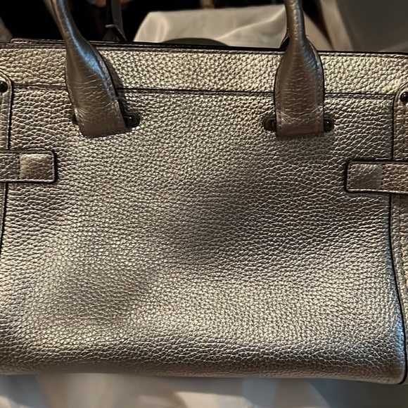 Coach silver Swagger 21 in pebbled leather. Dust bag included. - Picture 10 of 10